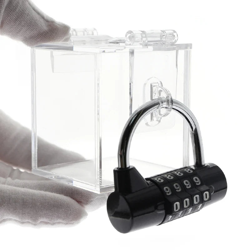 The Chastity Key Safe  key holder keyholder THE CHASTITY KEY SAFE Chastity Game with  Acrylic sexy box sexy toy 2019