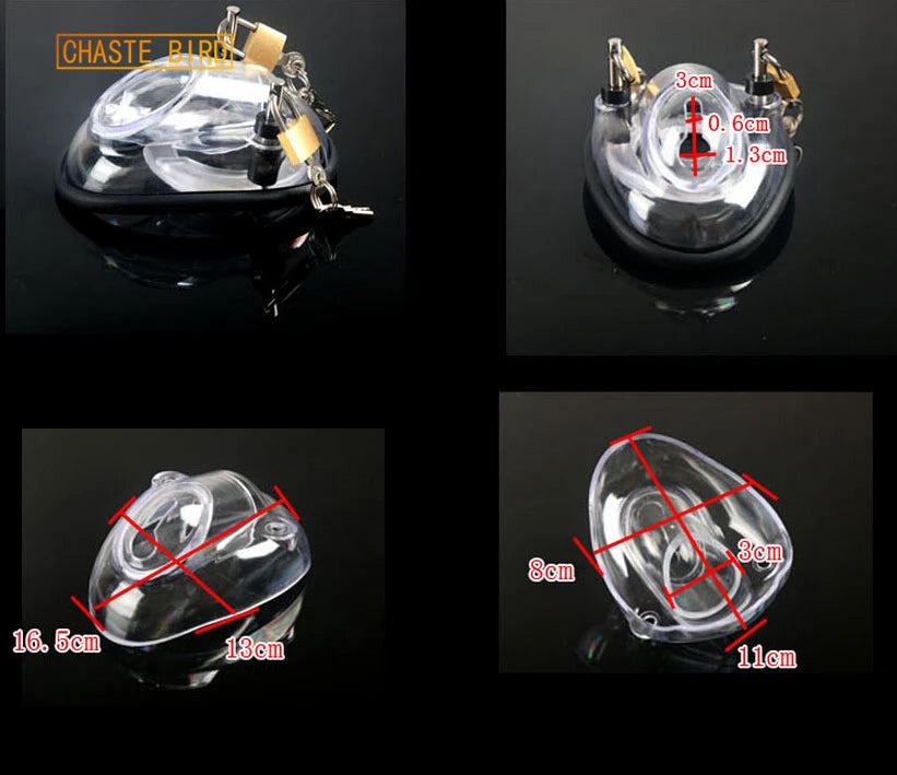 Chaste Bird CB2000 Male Chastity Device Cock Cages Men's Virginity Lock Penis Ring Penis Lock 2 Cock Ring Chastity Belt A139