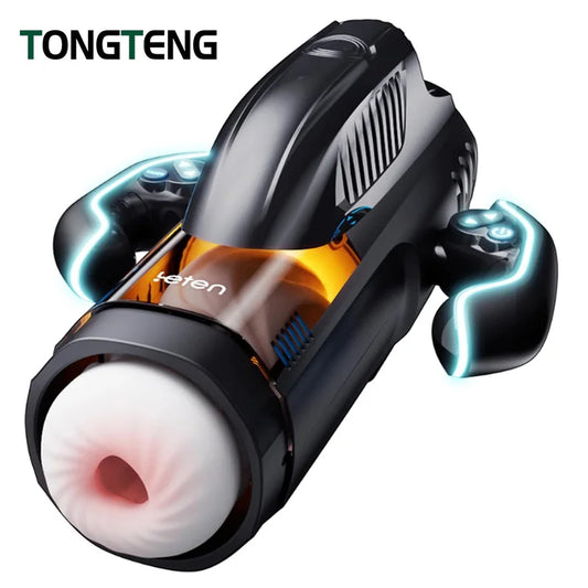 Leten THRUSTING-PRO High Speed Thrusting Male Masturbator Machine Automatic Sucking Heating Vagina Masturbation Sex Toys For Men