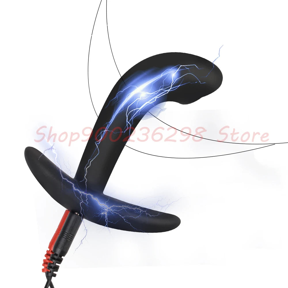 Electro Shock Sex Toy,Electric Pulse BDSM Anal Vagina Plug,Estim Jump Egg Dildo Vibrator,Electrical Clit/Ass/Prostate Stimulator