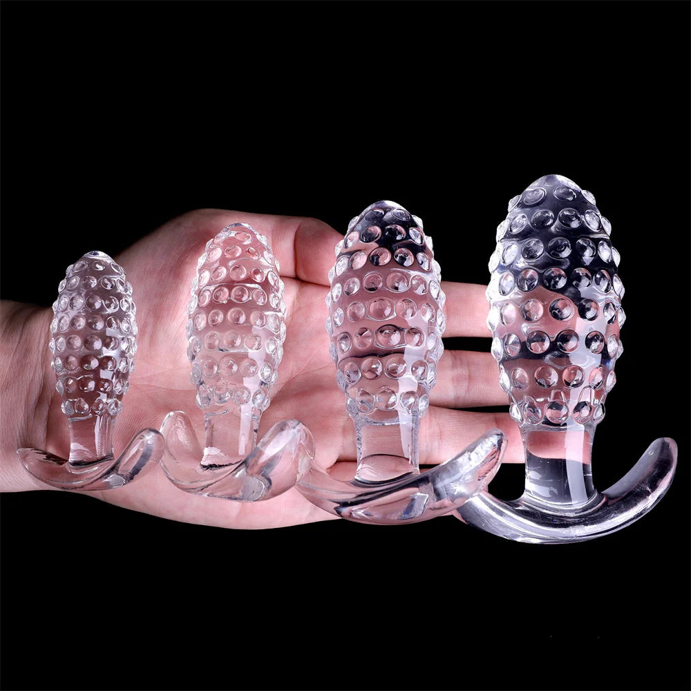 Creative Jackfruit Anal Plug Multi-size Small Anal Beads Beginner Butt Plug Anal Stimulation Trainer Anal Sex Toys for Adult