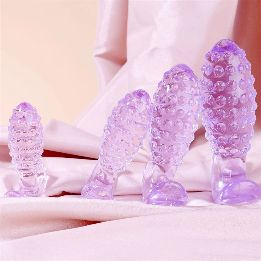 Creative Jackfruit Anal Plug Multi-size Small Anal Beads Beginner Butt Plug Anal Stimulation Trainer Anal Sex Toys for Adult