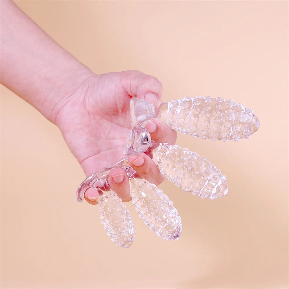 Creative Jackfruit Anal Plug Multi-size Small Anal Beads Beginner Butt Plug Anal Stimulation Trainer Anal Sex Toys for Adult